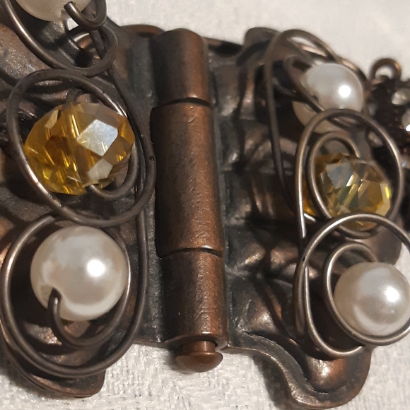 VTG,Copper Boundle,Necklace,Bracelet,And Brooches, - Picture 10 of 16